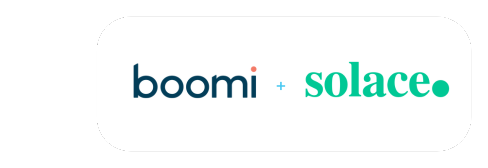 boomi and solace hero tile logos