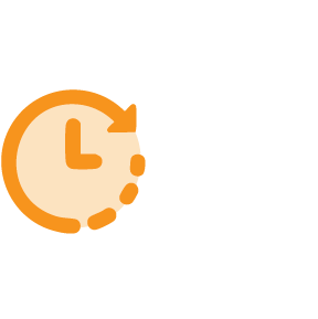 time icon orange