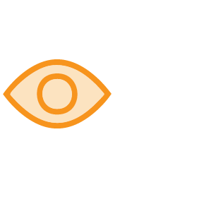 eye icon orange